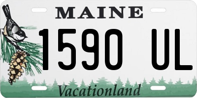 ME license plate 1590UL