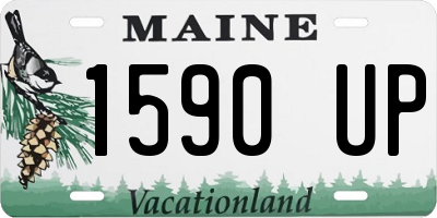 ME license plate 1590UP