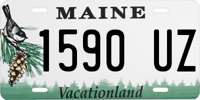 ME license plate 1590UZ