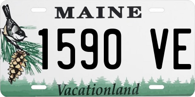 ME license plate 1590VE