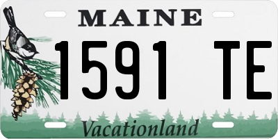ME license plate 1591TE