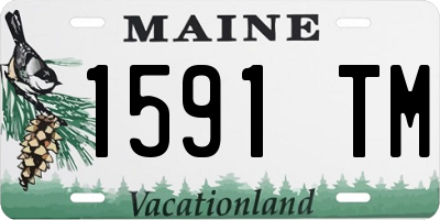 ME license plate 1591TM