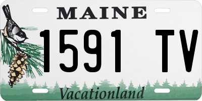 ME license plate 1591TV