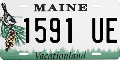 ME license plate 1591UE