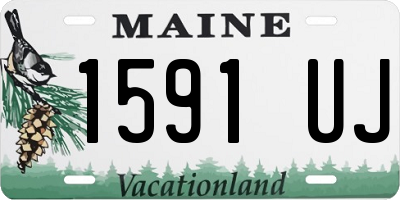 ME license plate 1591UJ