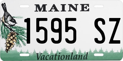 ME license plate 1595SZ
