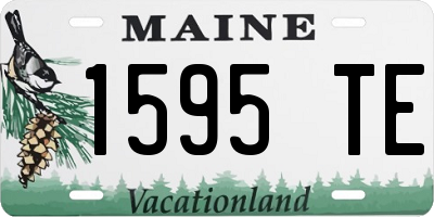 ME license plate 1595TE