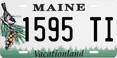 ME license plate 1595TI