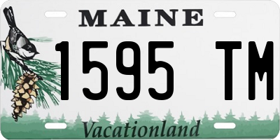 ME license plate 1595TM