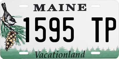 ME license plate 1595TP