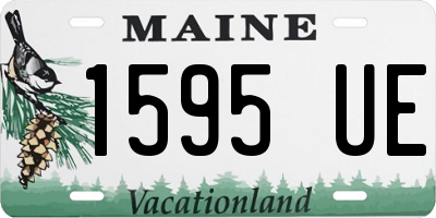 ME license plate 1595UE