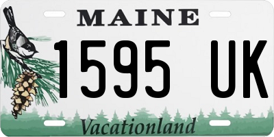 ME license plate 1595UK