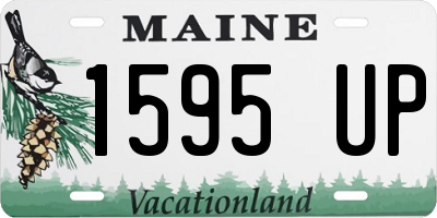 ME license plate 1595UP