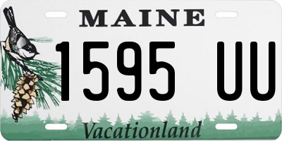 ME license plate 1595UU