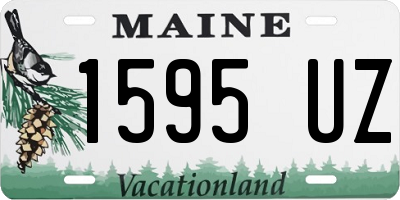 ME license plate 1595UZ