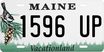 ME license plate 1596UP