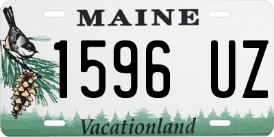 ME license plate 1596UZ