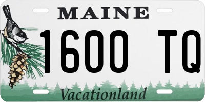 ME license plate 1600TQ