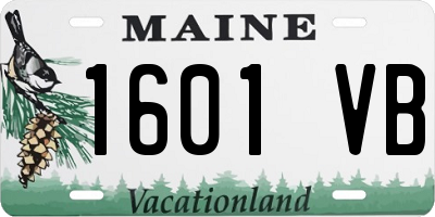 ME license plate 1601VB