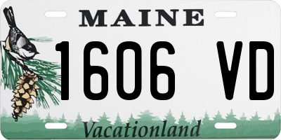 ME license plate 1606VD