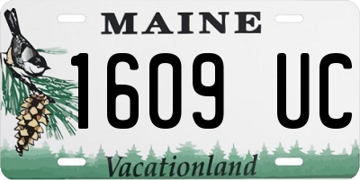 ME license plate 1609UC