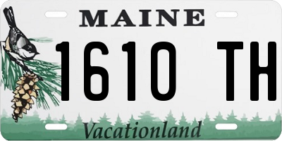 ME license plate 1610TH