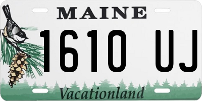 ME license plate 1610UJ