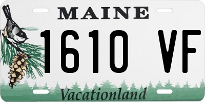 ME license plate 1610VF