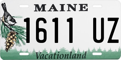 ME license plate 1611UZ