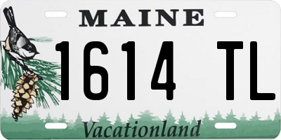 ME license plate 1614TL