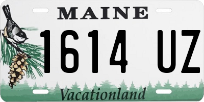 ME license plate 1614UZ