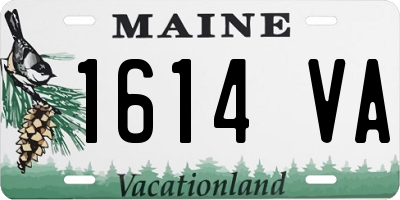 ME license plate 1614VA