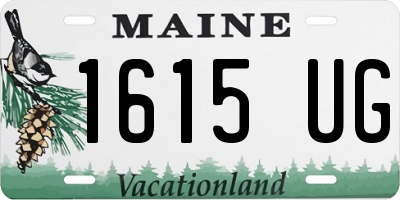 ME license plate 1615UG