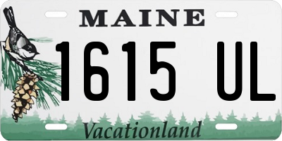 ME license plate 1615UL