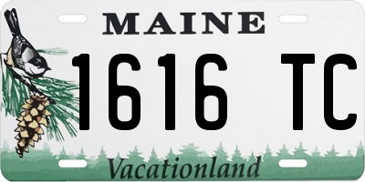 ME license plate 1616TC