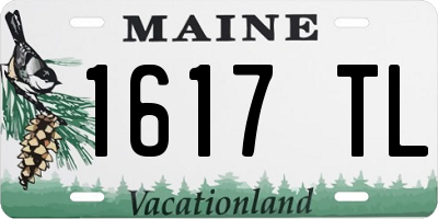 ME license plate 1617TL