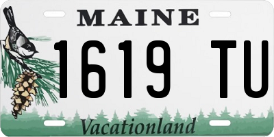ME license plate 1619TU