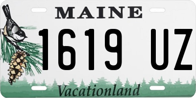 ME license plate 1619UZ