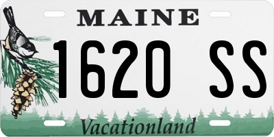 ME license plate 1620SS
