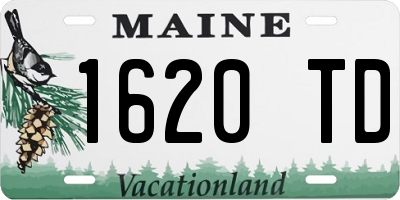 ME license plate 1620TD