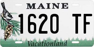 ME license plate 1620TF