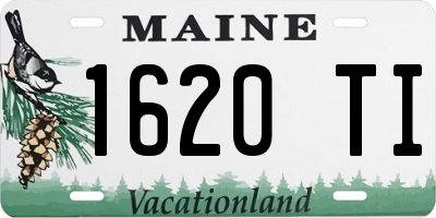 ME license plate 1620TI