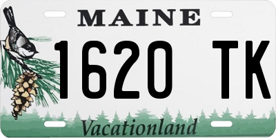 ME license plate 1620TK