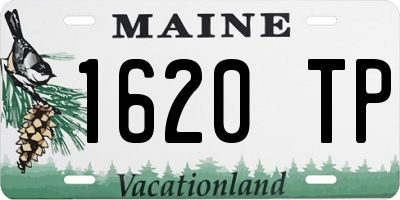 ME license plate 1620TP