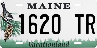 ME license plate 1620TR