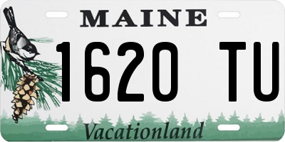 ME license plate 1620TU