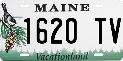 ME license plate 1620TV