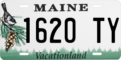 ME license plate 1620TY