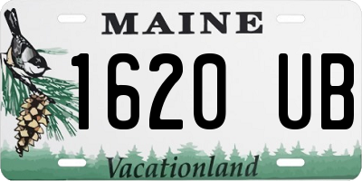 ME license plate 1620UB