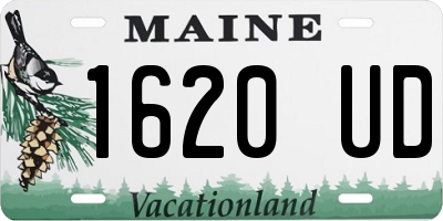 ME license plate 1620UD
